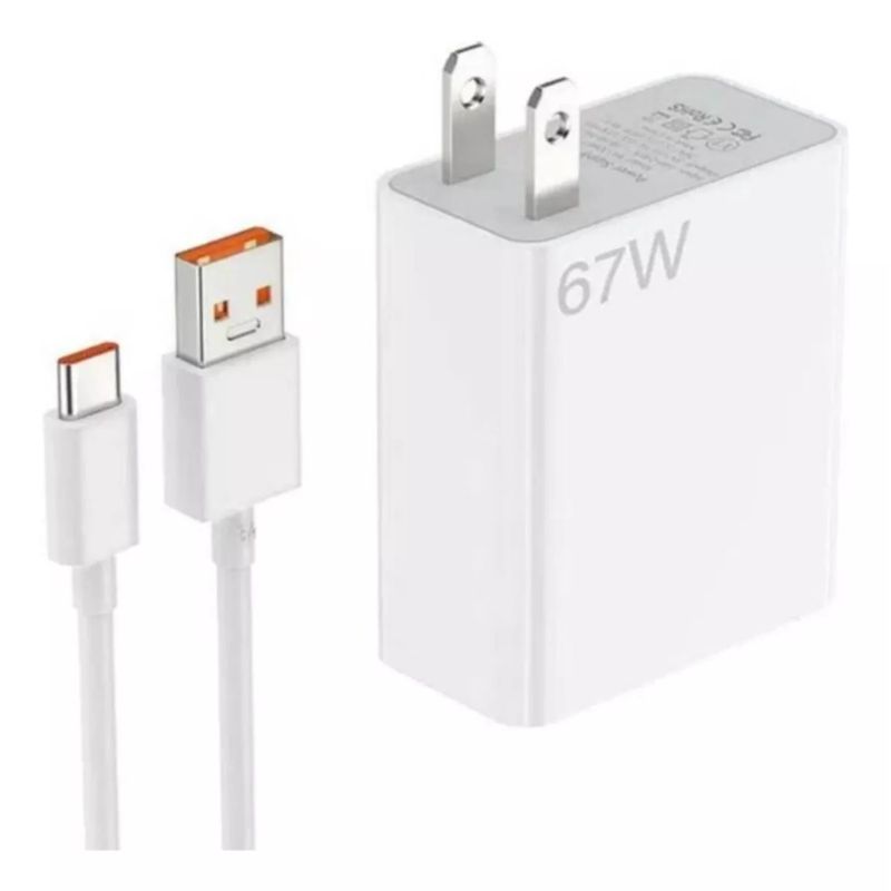 GENERICO - Cargador 67w Carga Ultra Rápida 5.9 Amp Usb Tipo C Naisu W67