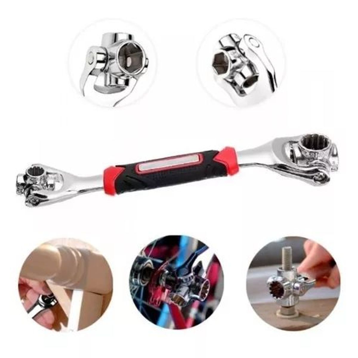 GENERICO - Llave Multiusos 48 En 1 Llave Inglesa