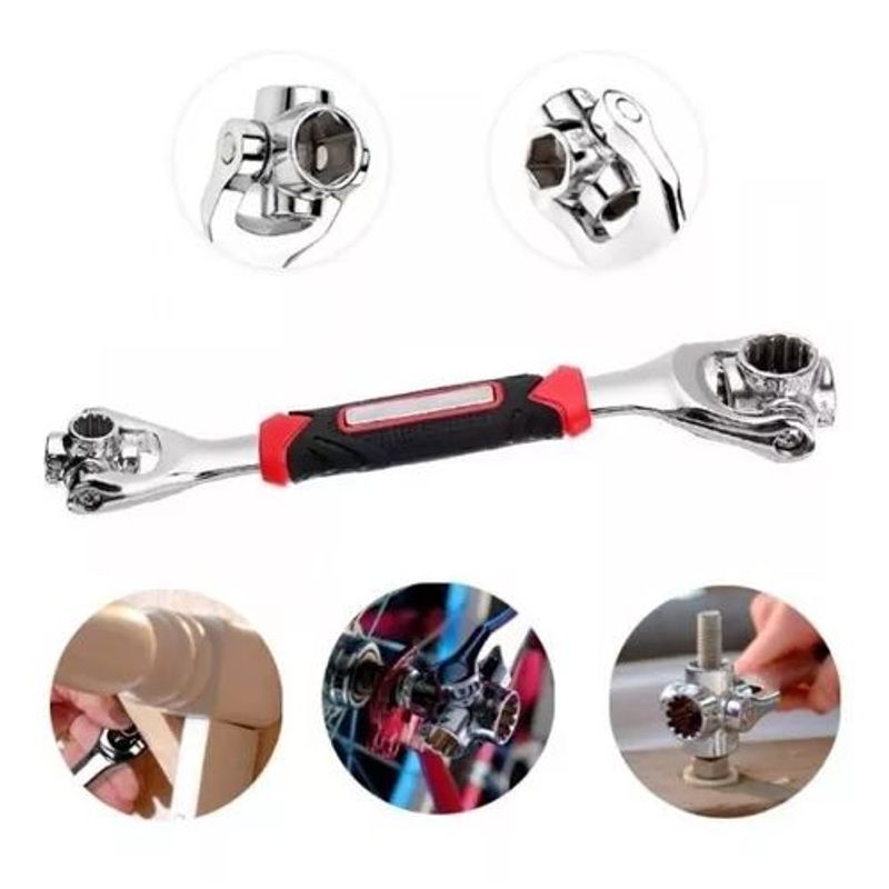 GENERICO - Llave Multiusos 48 En 1 Llave Inglesa