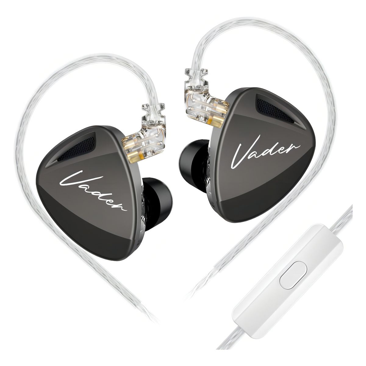KZ - Audifonos In-ear  Kz Vader Hi-res Vers. Monitores In Ear con microfono