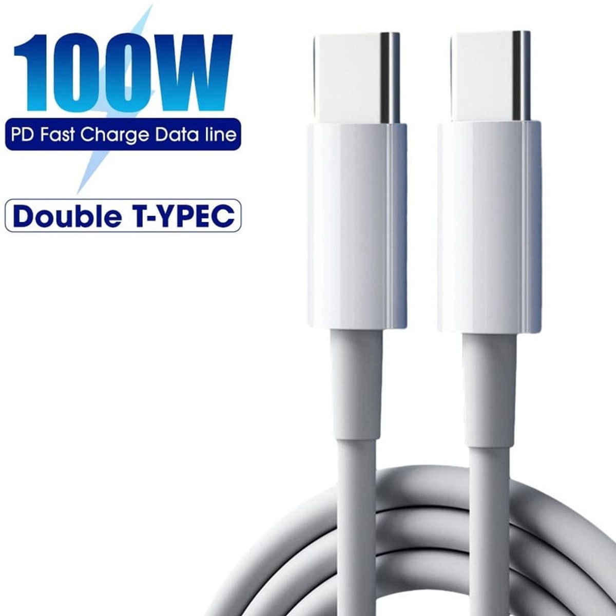 GENERICO - Cable USB C Carga Rapida 100W 480Mbs 1m Para iPhoneMacHP