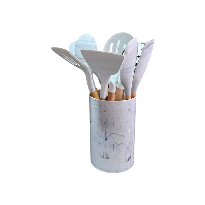 GENERICO - Set de utensilios en silicóna 10 piezas resistente al calor