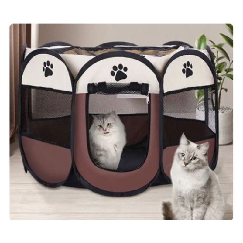GENERICO - Corral Plegable Para Perro Gato Casa Jaula Tienda Plegable