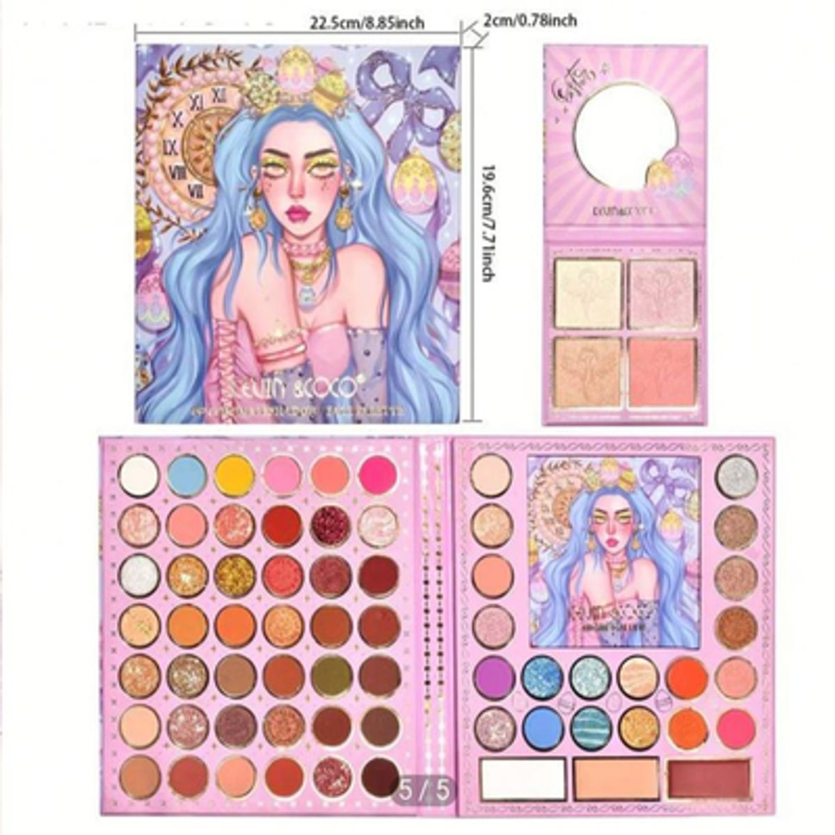 GENERICO - Sombras De Ojos Kevin Y Coco X69 Colores  Midnight Fantasy