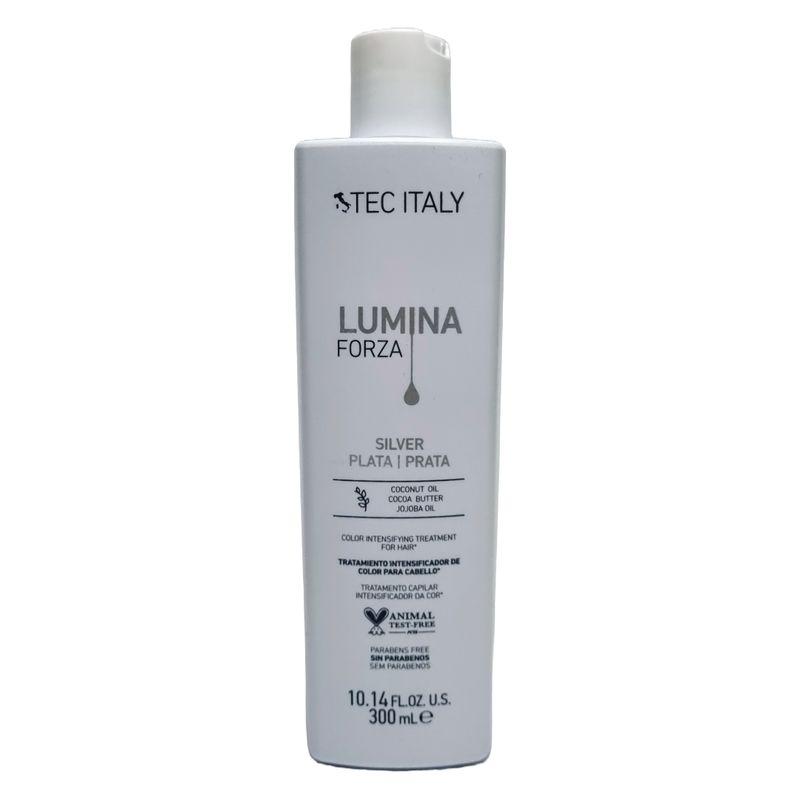 TEC ITALY - Tratamiento Intensificador de color Silver Plata Lumina Forza - 300 mL