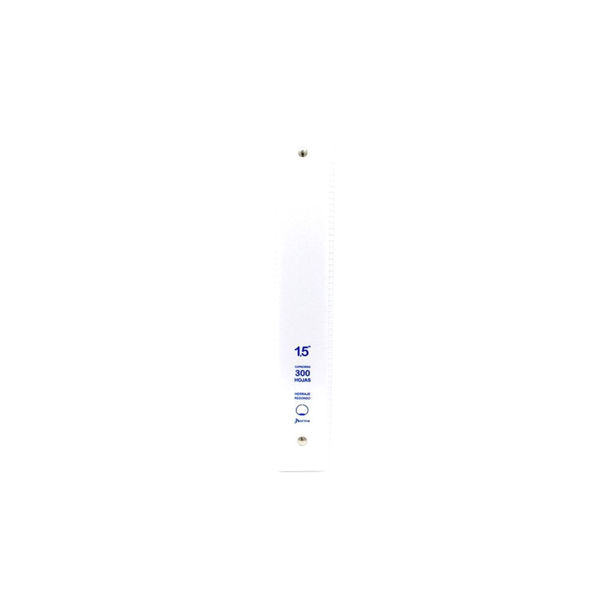 NORMA - Pasta Catalogo 3 Aros 1.5R Blanca Norma