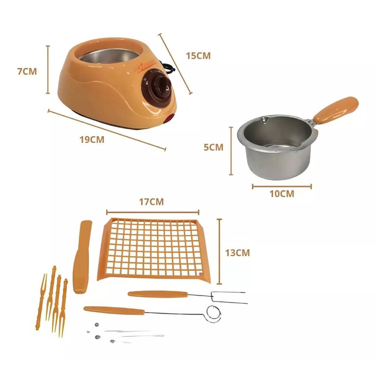 GENERICO - Fundidora de Chocolate para Repostería y Cocina Gourmet