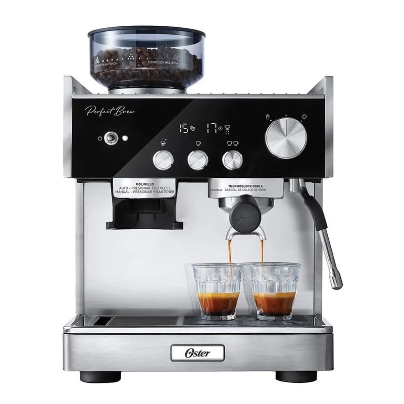 OSTER - Cafetera Para Espresso Perfect Brew Oster 2 Tazas 1700w