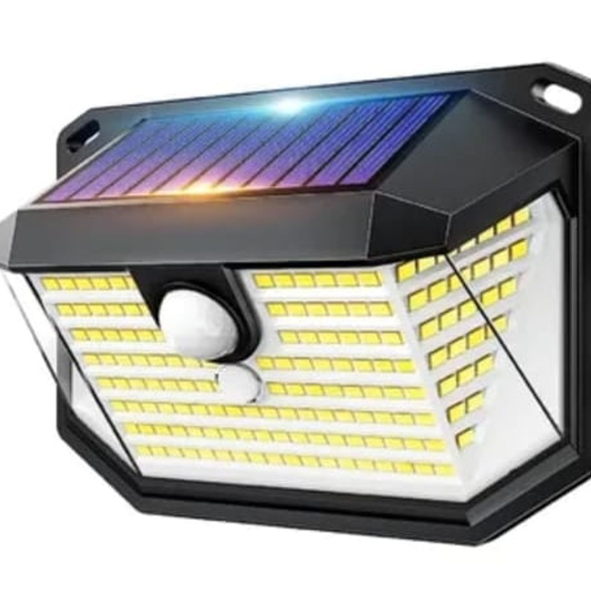 GENERICO - Lampara Solar Led Exterior Pared  Sensor Movimiento