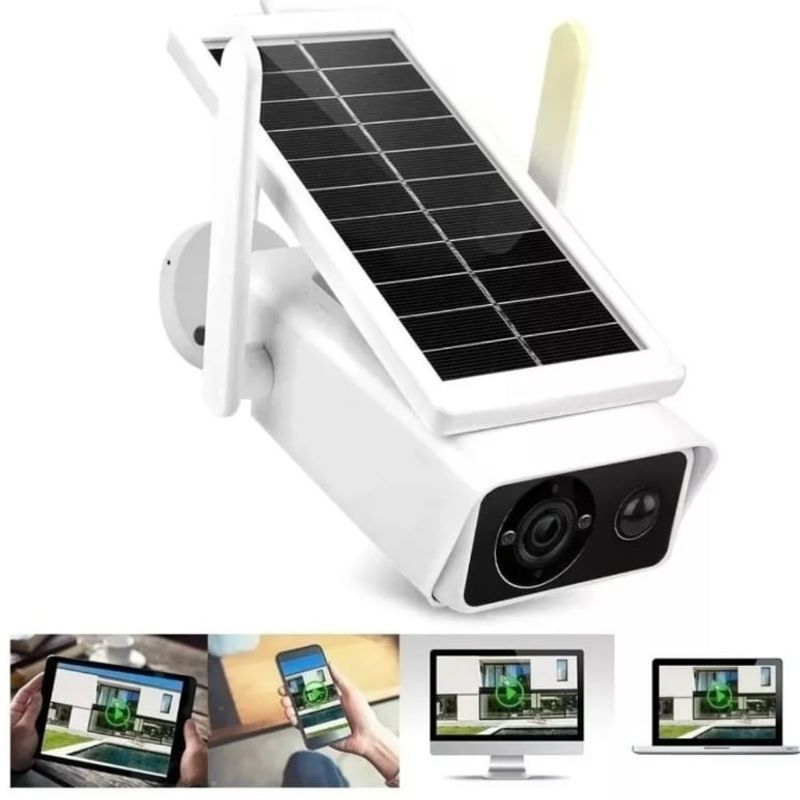TV NOVEDADES - Camara Solar Alarma IP Inhalambrica Para Exterior FHD 1080P