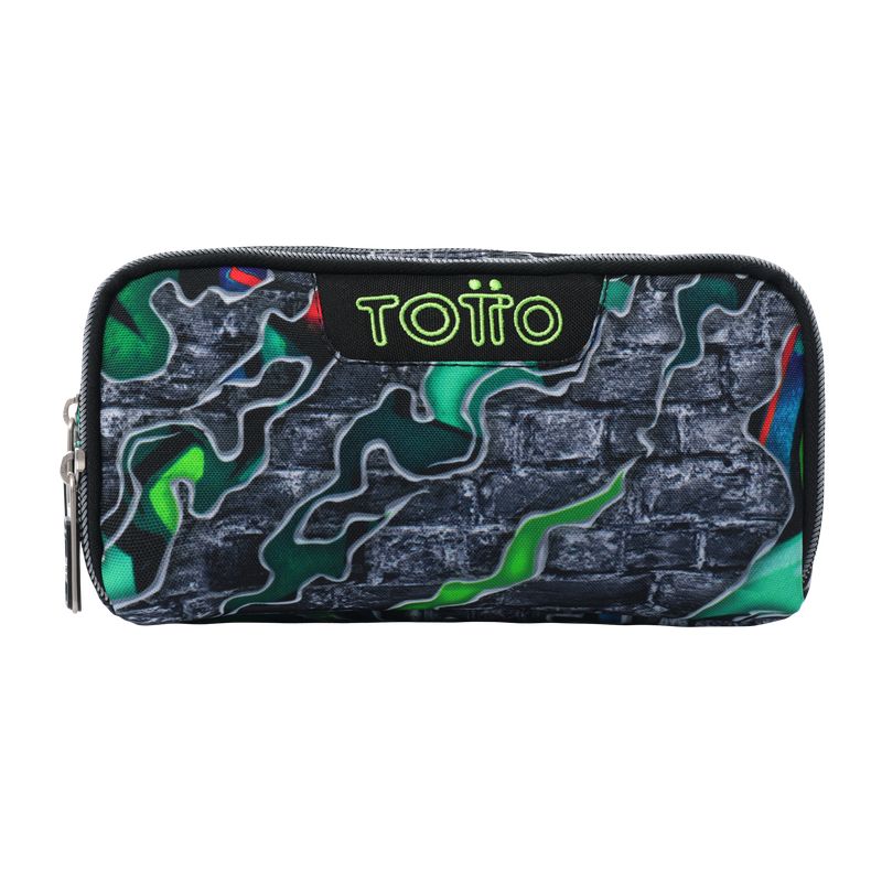 TOTTO - Cartuchera Multiuso Cinta Gris