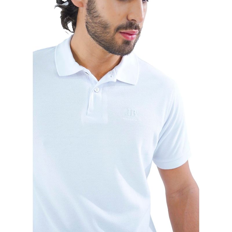 LAGUNA BLUE - Camiseta tipo polo para hombre texturizada Laguna Blue_.