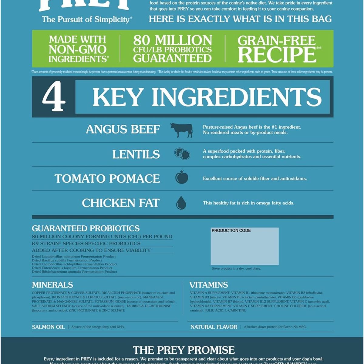 TASTE OF THE WILD - Taste of the Wild Prey Angus Beef 8 lb – Adult Dogs