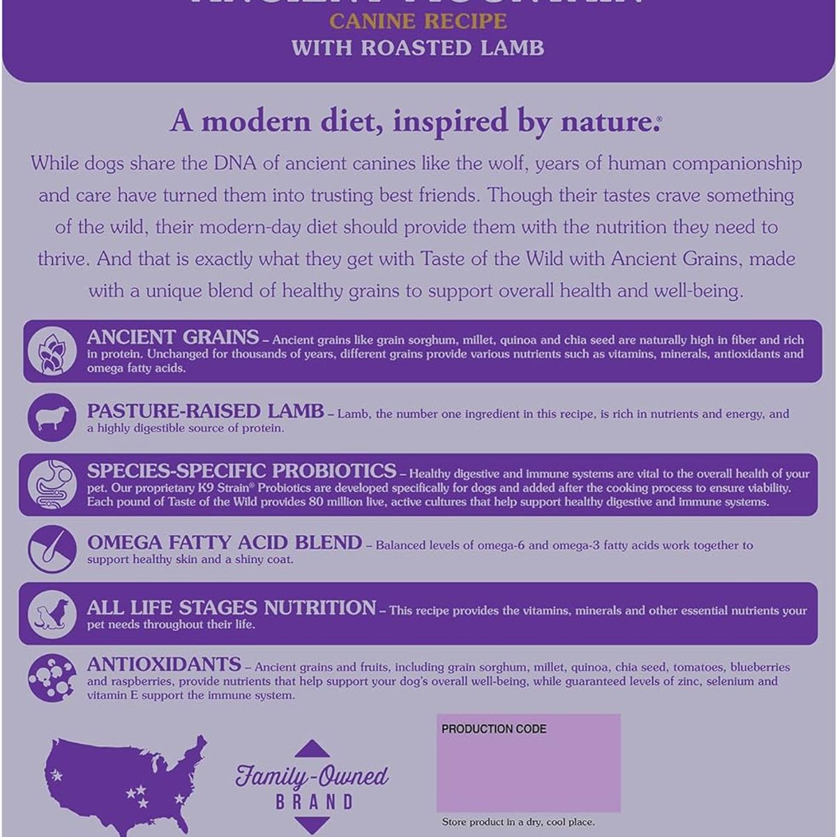 TASTE OF THE WILD - Taste Of The Wild Ancient Mountain Cordero 28lb