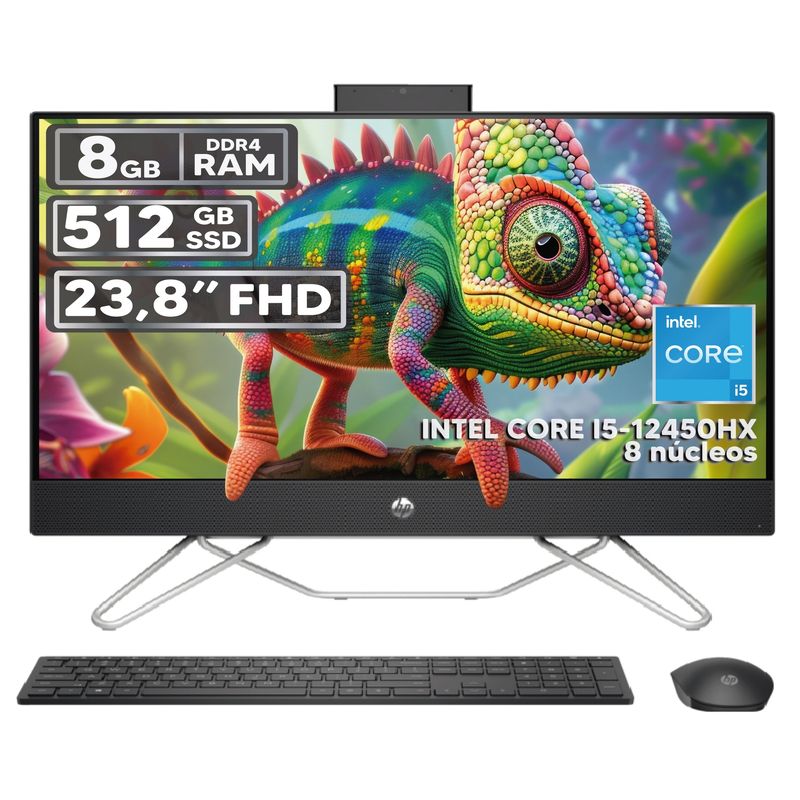 HP - TODO EN UNO HP INTEL CORE I5 8GB RAM SSD 512GB PANTALLA 238” FHD