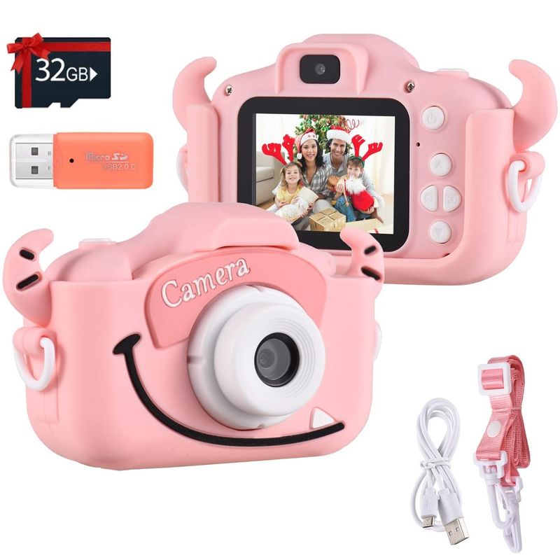 ONE PIXEL - Cámara Digital Para Niños Full Hd 1080p Fotografía Mas Memoria 32