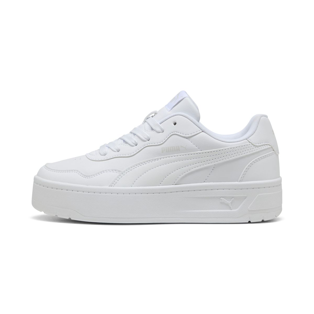 PUMA - Tenis Zapatillas Marca Puma Court Lall Original Blanco Mujer