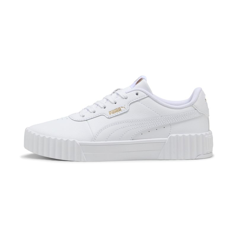 PUMA - Tenis Zapatillas Marca Puma Carina 30 Original Blanco Mujer