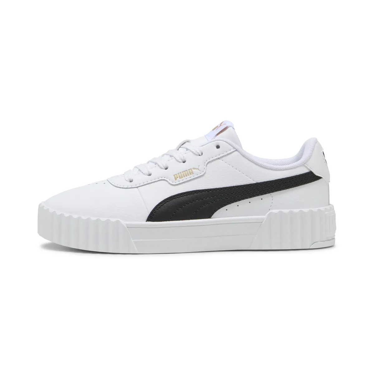 PUMA - Tenis Zapatillas Carina 30 Marca Puma Original Blanco Mujer