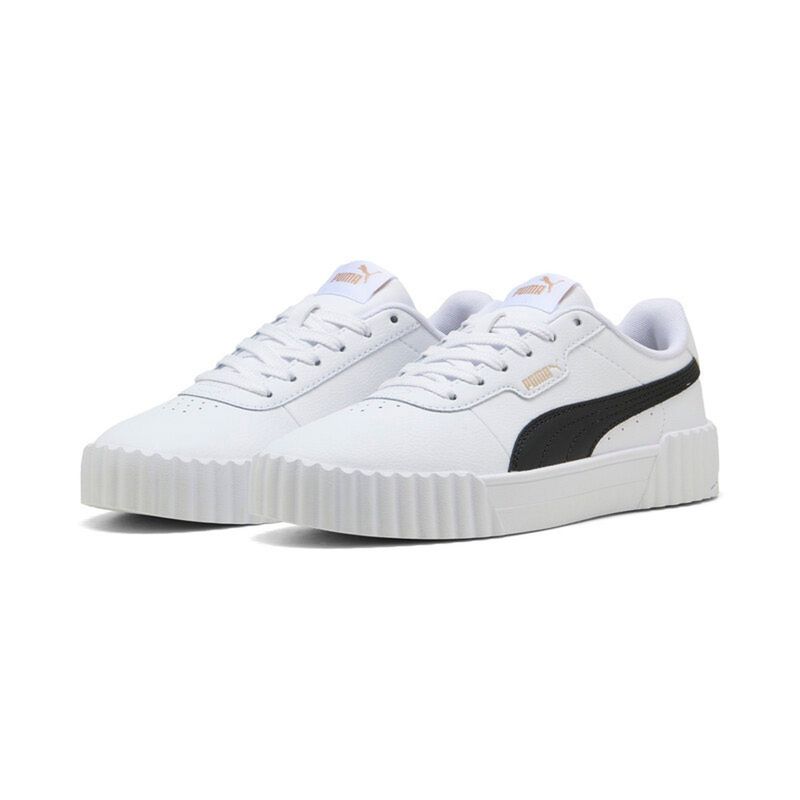PUMA - Tenis Zapatillas Carina 30 Marca Puma Original Blanco Mujer