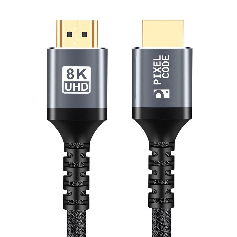 GENERICO - Cable Hdmi 8k 4k 144Hz 120Hz 48Gbps V1 Trenzado 5M