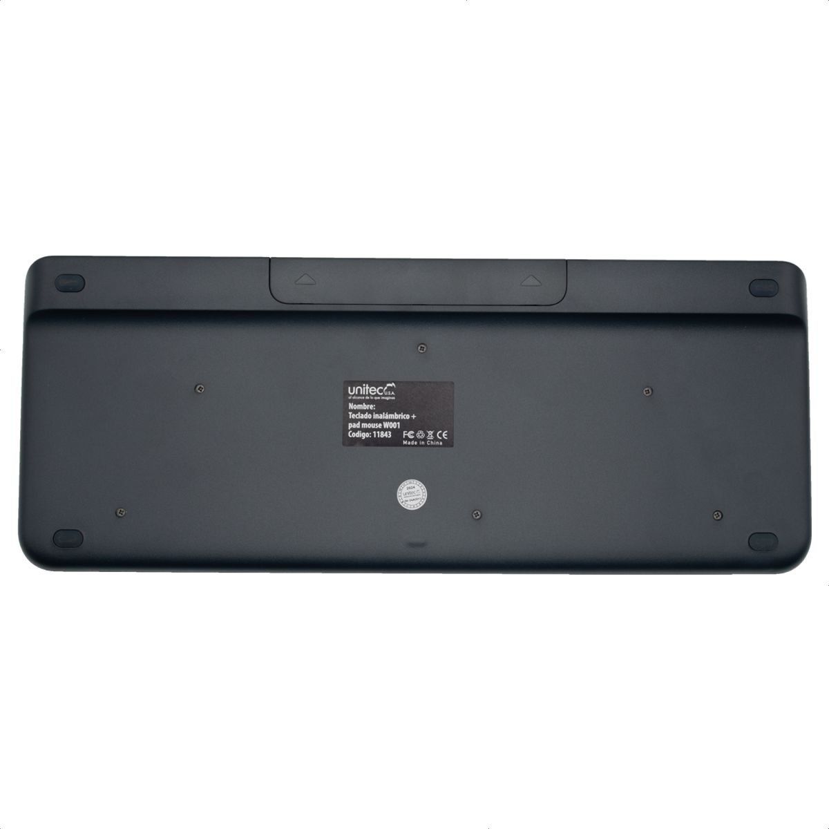 UNITEC - Teclado Inalámbrico Multidispositivo Touchpad Unitec W001