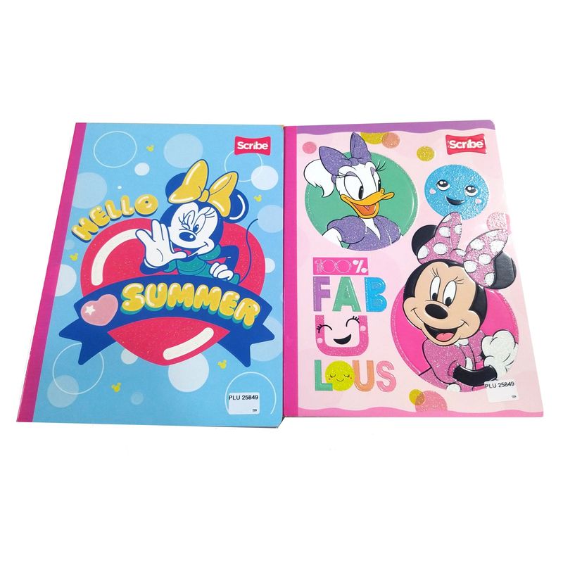 SCRIBE - Pack x2 Cuaderno Cosido Cuadros Minnie 100H Scribe