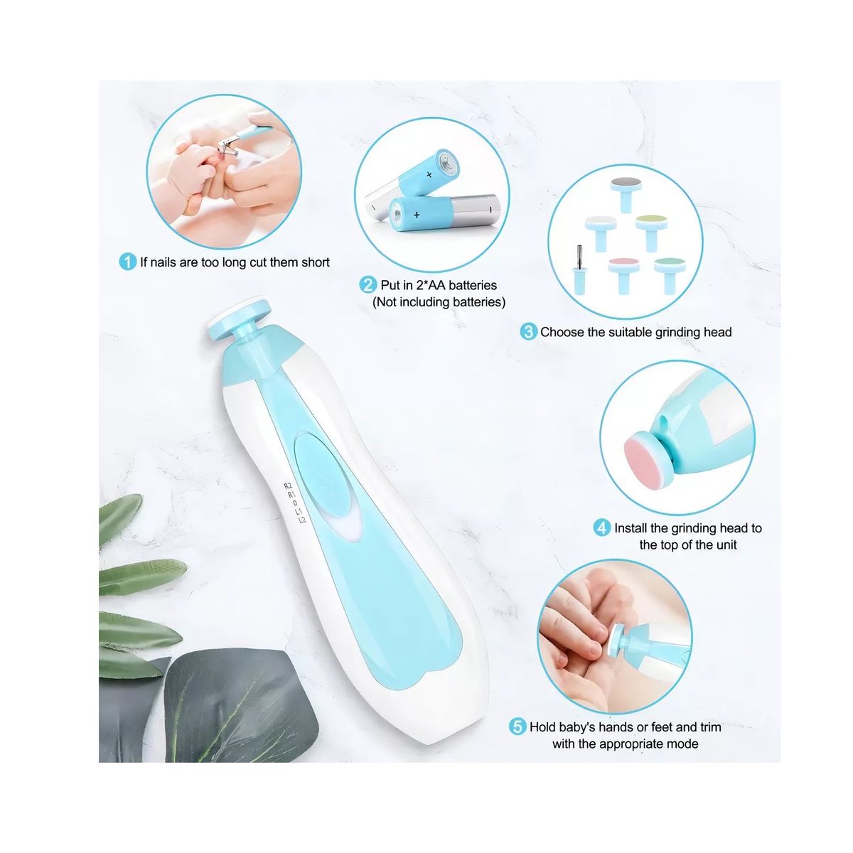MUNDO BEBE - Kit  aseo completo y cuidado personal bebe niño 20 piezas