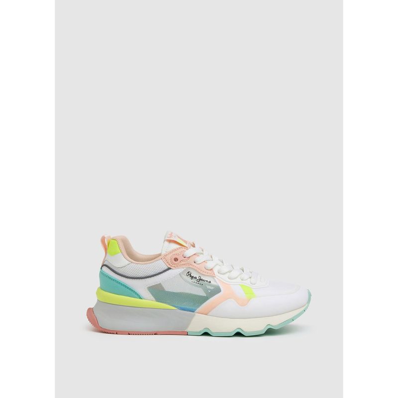 PEPE JEANS - Tenis Pepe Jeans Brit Pro Bright W Color Blanco para Mujer