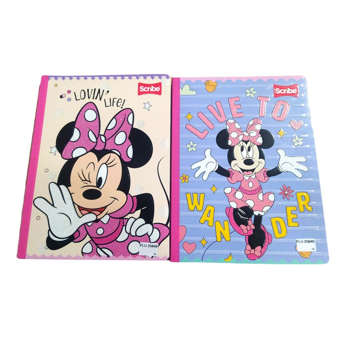 SCRIBE - Pack x 2 Cuaderno Cosido Doble Linea Minnie 100H Scribe