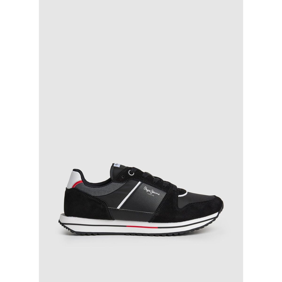 PEPE JEANS - Tenis Pepe Jeans Tour Basic para hombre color Negro