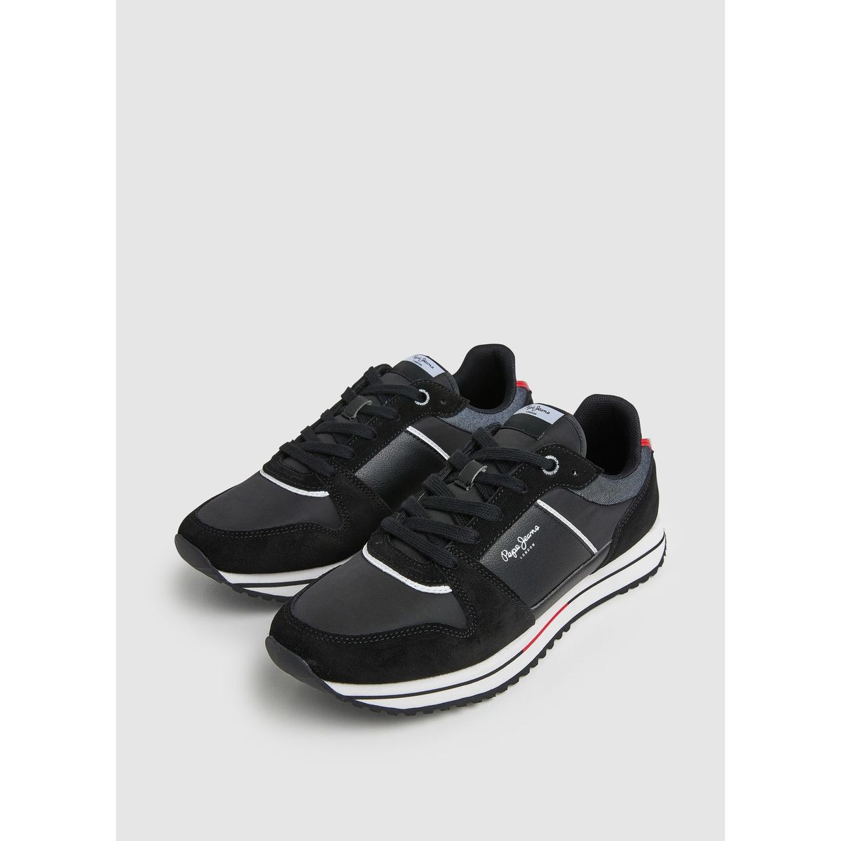 PEPE JEANS - Tenis Pepe Jeans Tour Basic para hombre color Negro