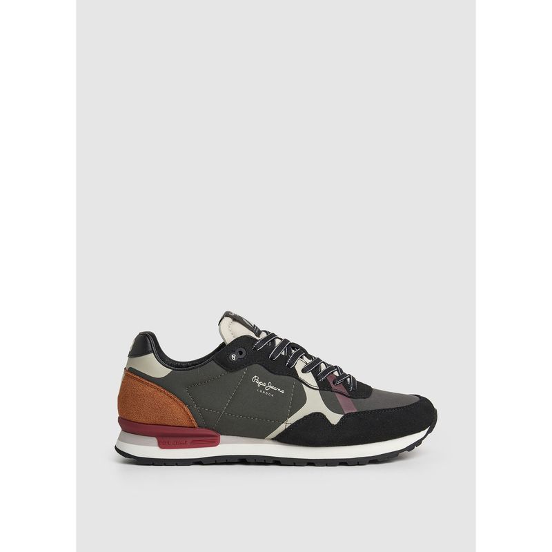 PEPE JEANS - Brit Print M Negro Para Hombre