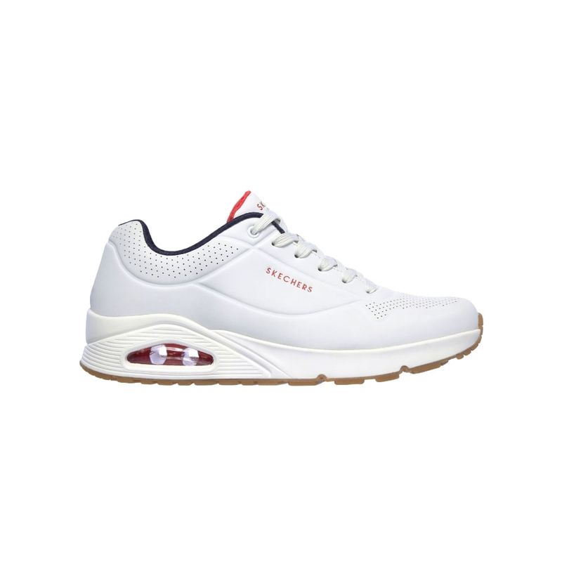 SKECHERS - Tenis Skechers Uno Stand On Air Para Hombre Color Blanco-Azul