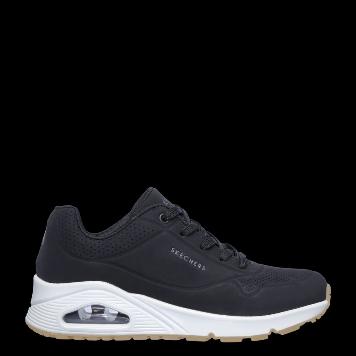 SKECHERS - Tenis Skechers Mujer Uno Memory Foam Negro