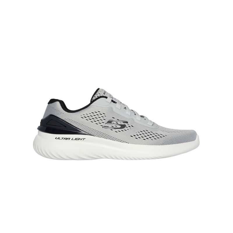 SKECHERS - Tenis Skechers Mens Bounder 2.0 Para Hombre Color Gris y Negro