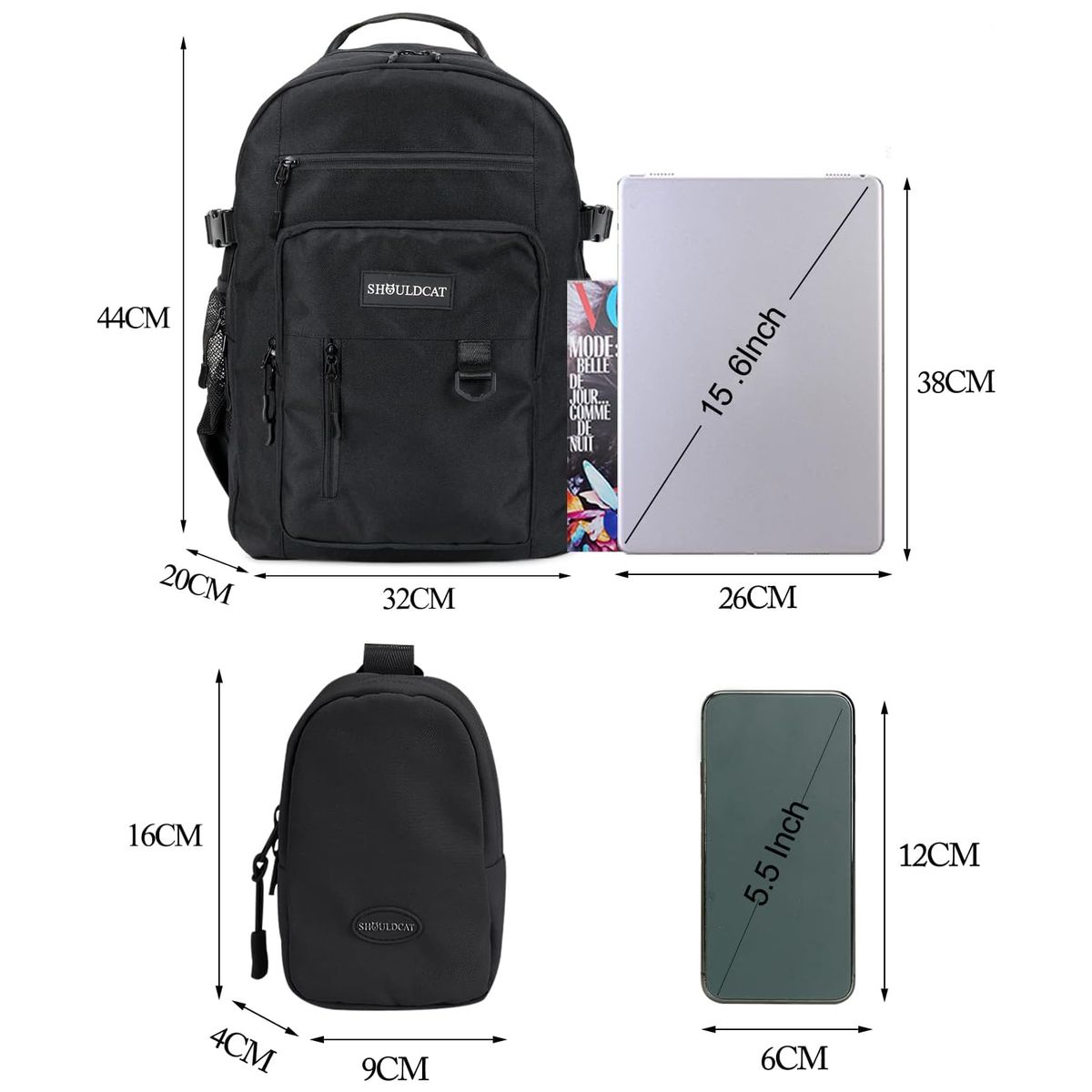 DISTRIBUCIONES GUZ SAS - Morral femenino Lona Fina Conporta Celular