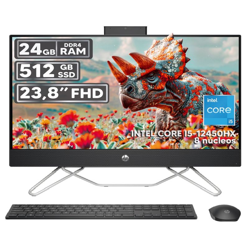HP - TODO EN UNO HP INTEL CORE I5 24GB RAM SSD 512GB PANTALLA 238” FHD
