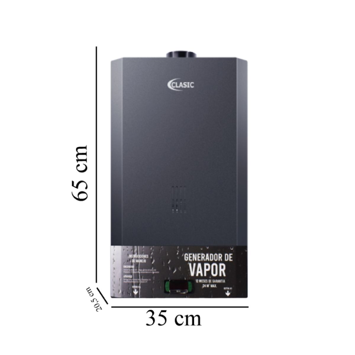 CLASIC - Generador de Vapor Clasic para Baño Turco Gas Natural