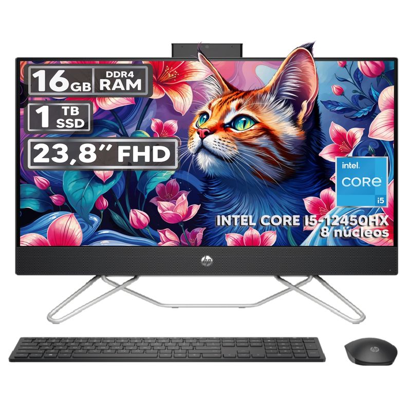 HP - TODO EN UNO HP INTEL CORE I5 16GB RAM SSD 1TB PANTALLA 238” FHD