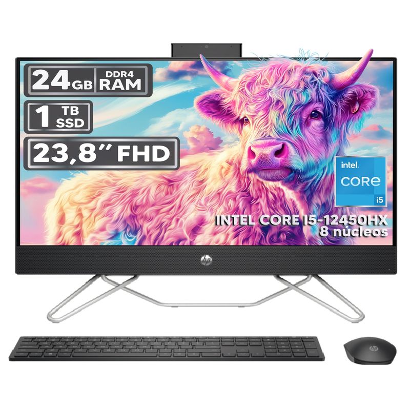 HP - TODO EN UNO HP INTEL CORE I5 24GB RAM SSD 1TB PANTALLA 238” FHD