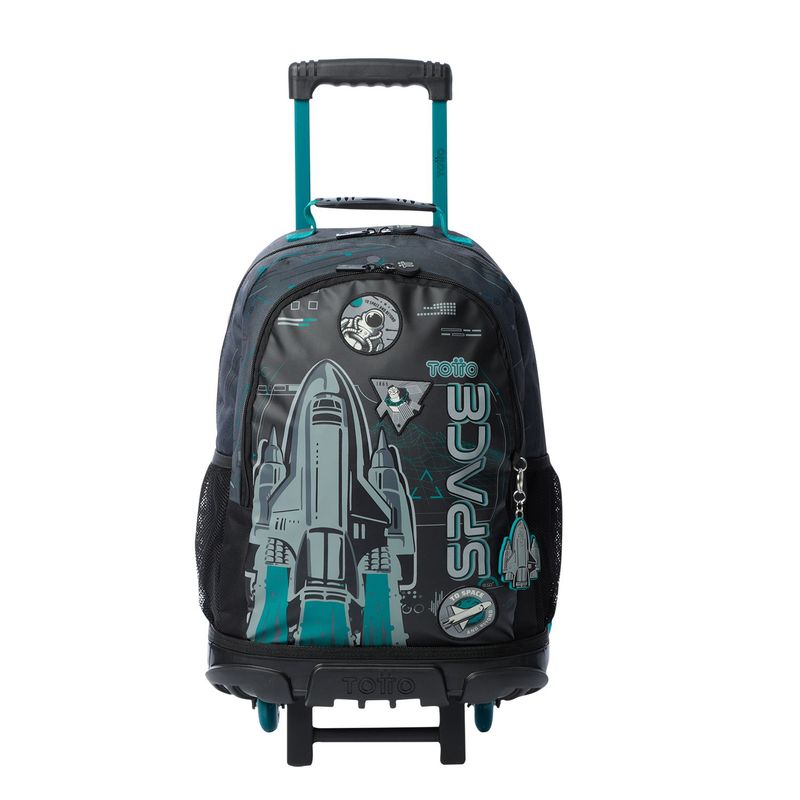 TOTTO - Morral con ruedas Niño Apolo Grande Gris