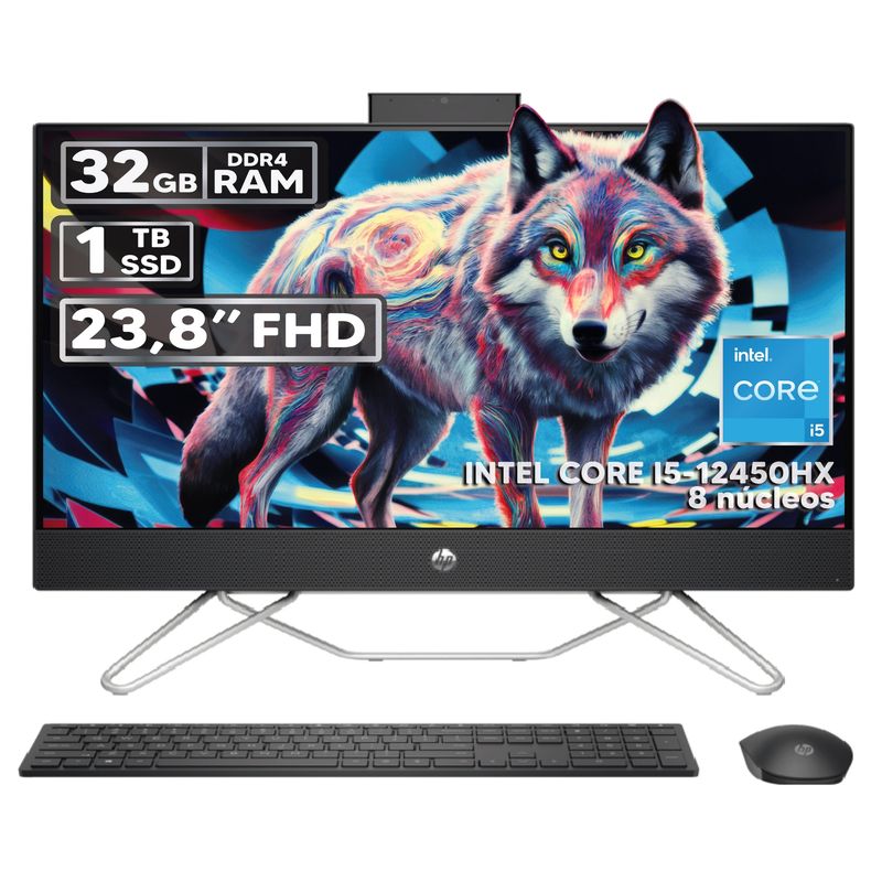 HP - TODO EN UNO HP INTEL CORE I5 32GB RAM SSD 1TB PANTALLA 238” FHD