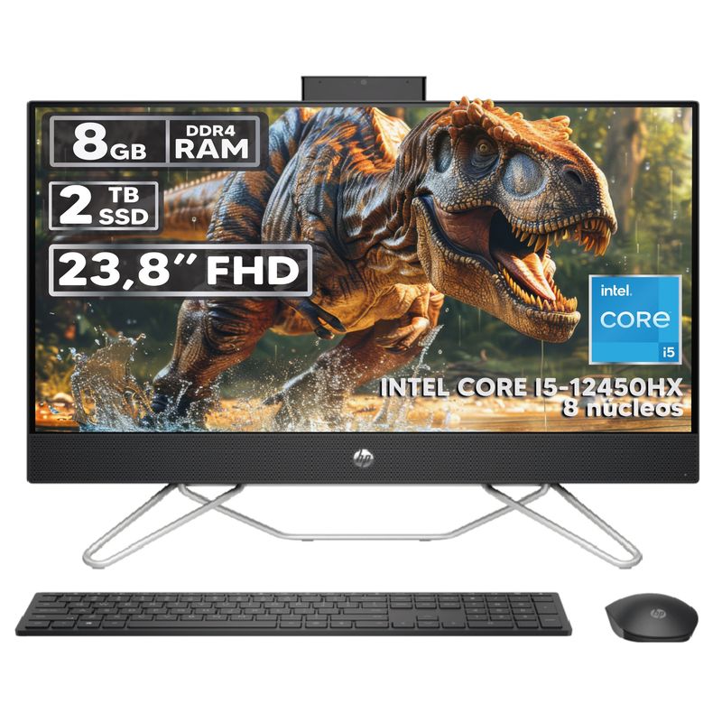HP - TODO EN UNO HP INTEL CORE I5 8GB RAM SSD 2TB PANTALLA 238” FHD