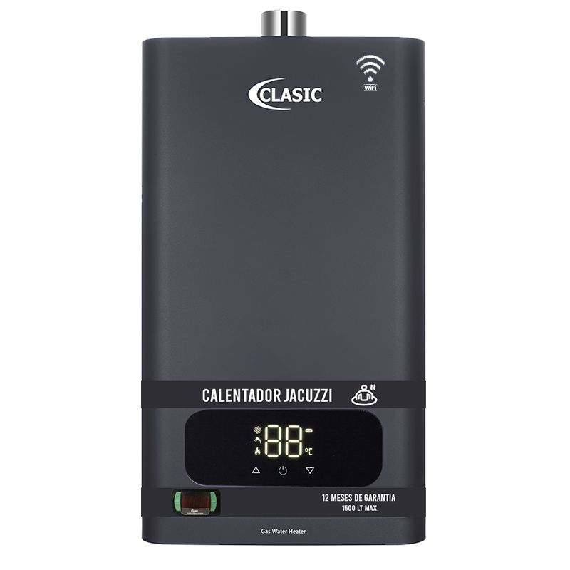 CLASIC - Calentador de 10 Litros Tiro Forzado para Jacuzzi con WIFI GN