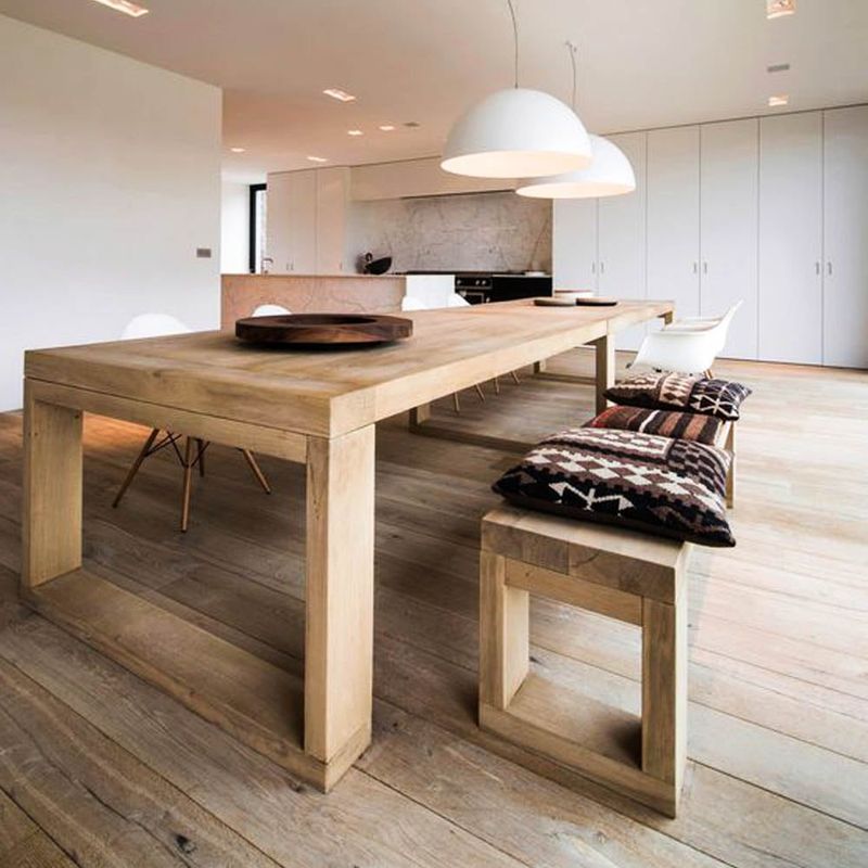 22 GRADOS DECORACION - Mesa comedor Augusta 200x100cm Iimtación Madera