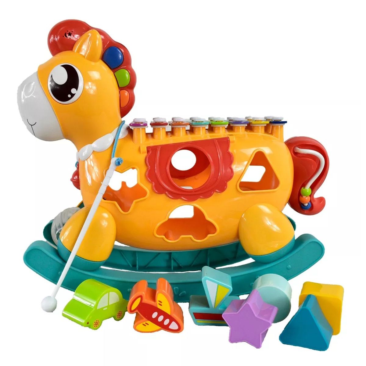MUNDO BEBE - Juguete Bebe Infantil Musica caballo Xilófono Didáctico