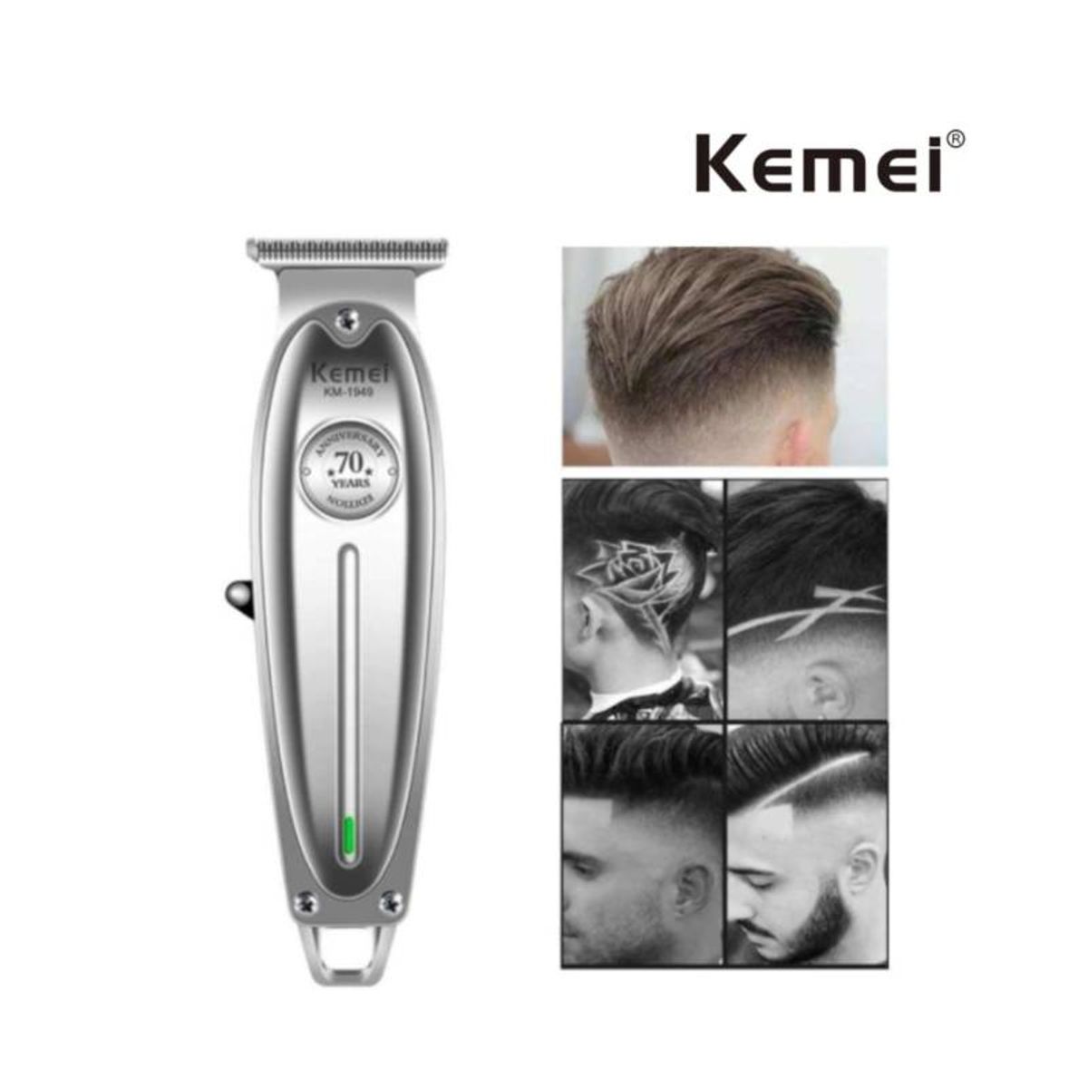 KEMEI - Máquina Patillera Recortadora Kemei 70 años Km-1949