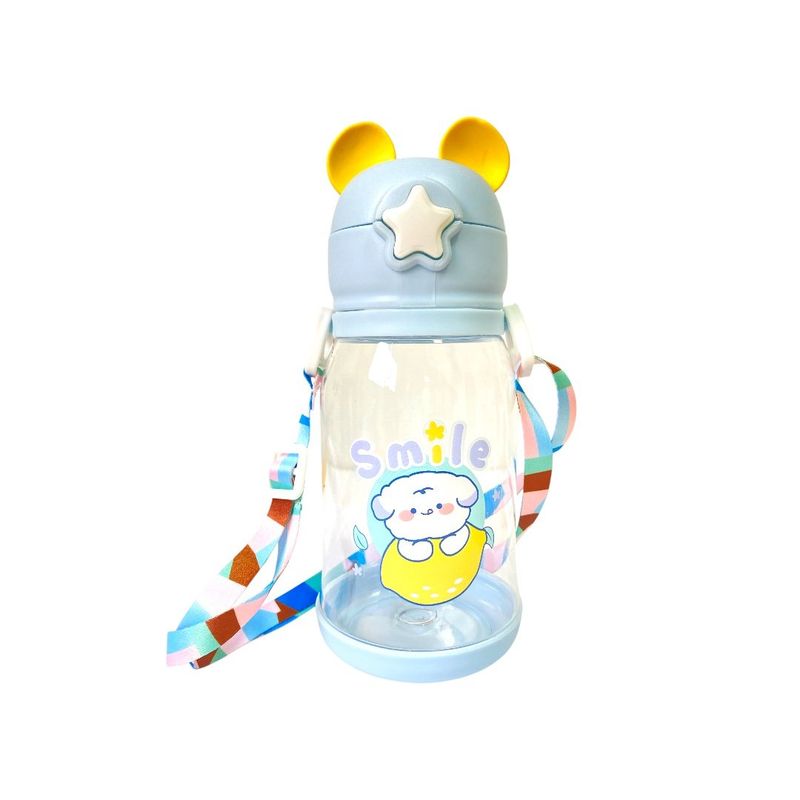 GENERICO - Termo Botella Botilito De Agua Pitillo Niños Niñas Lonchera-