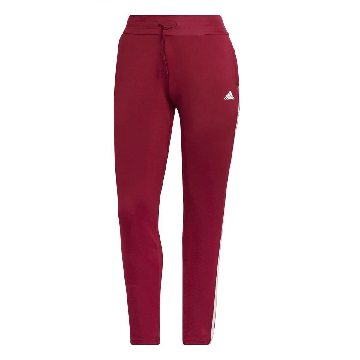 ADIDAS - Pantalón Adidas Rojo MujerDesigned 2 Move 3 Rayas Largo 78.